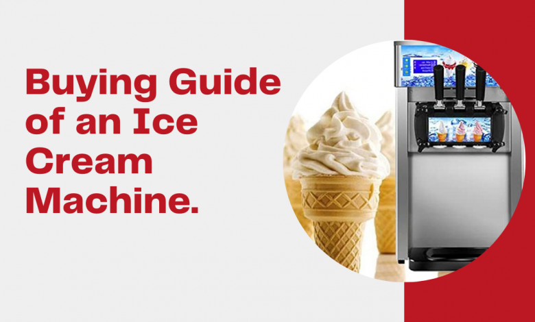 professional ice cream machine
