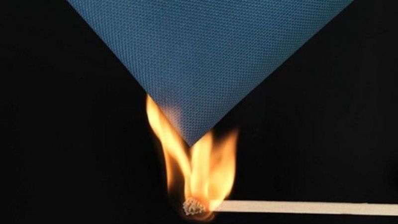 How does the fire-resistant fabric resist fire? - Ez Postings