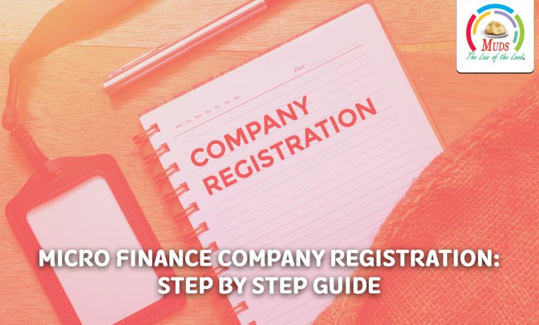 Micro Finance Company Registration